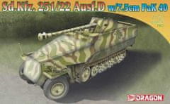 Dragon  Model Kit military 7351 - Sd.Kfz.251/22 Ausf.D w/7.5cm PaK 40 (1:72)