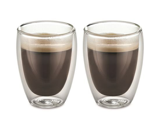 Weis Sklenice na kávu, dvojité sklo, 150 ml, sada 2 ks
