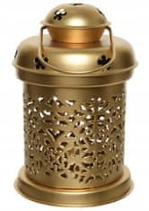 Kaemingk Vánoční lucerna dekorativní zlatá 14,5 cm