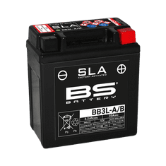 BS-BATTERY V továrně aktivovaný akumulátor BB3L-B (FA) (YB3L-B (FA)) SLA