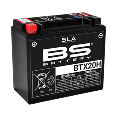 BS-BATTERY V továrně aktivovaný akumulátor BTX20 (FA) (YTX20 (FA)) SLA