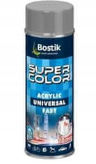 Bostik Super Color Akryl 400 ml univerzální lak ve spreji šedý