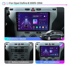 Junsun Autorádio do Opel Zafira B 2005 - 2014, GPS Navigace, Kamera, WIFI, Bluetooth, USB, autoradio Opel Zafira B 2005 - 2014 rádio Carplay