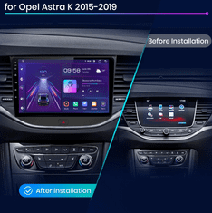 Junsun Autorádio do Opel Astra K 2015 - 2019, GPS Navigace, Kamera, WIFI, Bluetooth, USB, autoradio Opel Astra K 2015 - 2019 rádio Carplay