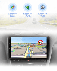 Junsun Autorádio Audi A3 2 8P 2003 - 2013, GPS Navigace, Kamera, WIFI, Bluetooth, USB, Android rádio Audi A3 2 8P 2003 - 2013 GPS