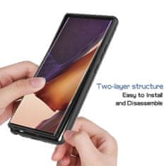 Techsuit Pouzdro Samsung Galaxy Note 20 4G/5G Techsuit - Defense360 Pro + ochrana obrazovky, černé