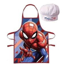 EUROSWAN Dětská zástěra s kuchařskou čepicí Spiderman - Thwip