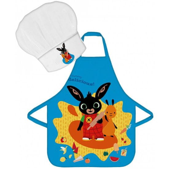 BrandMac Chlapecká zástěra s kuchařskou čepicí Zajíček Bing