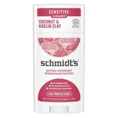 Schmidt’s Tuhý deodorant Kokos & kaolinový jíl (Deo Stick) 58 ml