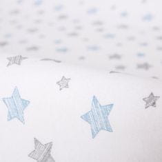 Ceba Baby Potah na přebalovací podložku 50x70-80 cm 2 ks Blue+Blue Stars