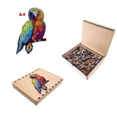 Falixen Puzzle "Papoušek" VELIKOST: A4