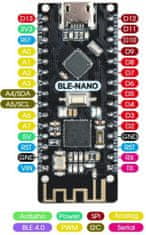 HADEX Arduino Nano ATmega328P+bluetooth CC2540 /BLE NANO/