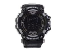 KIK KX5268_1 Pánské vojenské vodotěsné LED hodinky černé