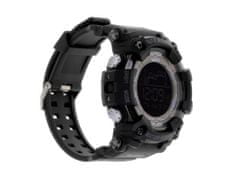 KIK KX5268_1 Pánské vojenské vodotěsné LED hodinky černé