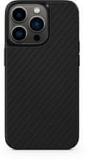 EPICO zadní kryt Hybrid Carbon Case Magnetic pro iPhone 14 Pro s podporou uchycení MagSafe, černá