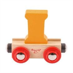 Bigjigs Toys Bigjigs Rail Vagónek dřevěné vláčkodráhy - Písmeno I