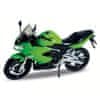 Motocykl Kawasaki Ninja 650R 1:10 zelený