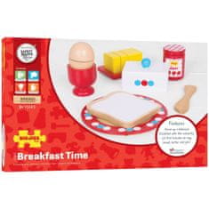 Bigjigs Toys Dřevěný set snídaně
