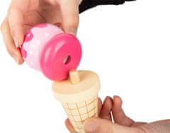 Legler small foot Dřevěné hračky zmrzlina v kornoutku