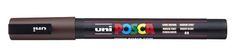 Uni-ball POSCA akrylový popisovač - tmavě hnědý 0,9 - 1,3 mm