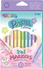 Colorino Pastel - oboustranné fixy 10 barev