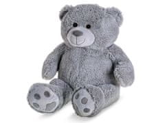 Mikro Trading Medvěd plyšový 100 cm šedý
