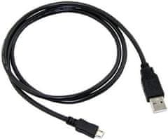 Kabel USB 2.0 AM/Micro, 1m, černý