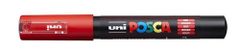 Uni-ball POSCA akrylový popisovač - červený 0,7 - 1 mm
