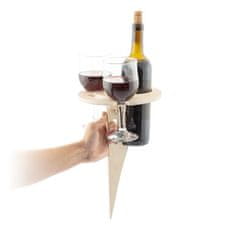 Northix Přenosný stolek na víno pro venkovní použití 