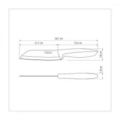 Tramontina Plenus kuchyňský nůž Santoku 12,5cm černá
