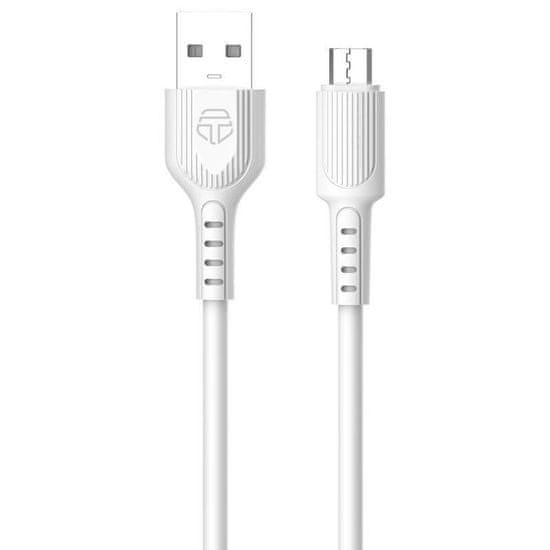 Northix Kabel USB na Micro-USB, 2,4A - 1 m - Bílý