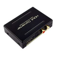 Northix Audio Splitter, HDMI až HDMI + SPDIF + RCA - USB 
