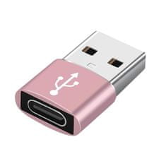 Northix Bezdrátový adaptér USB-C na USB-A – růžový 