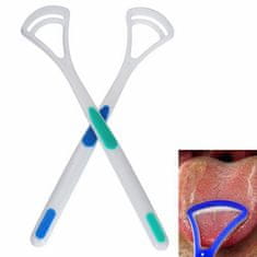 Northix 2x čistič jazyka pro lepší ústní hygienu a dech 