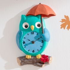 Teamson Fantasy Fields - Nábytek na hraní - Nástěnné hodiny Enchanted Woodland Owl