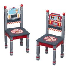 Teamson Fantasy Fields - Nábytek na hraní -Sada 2 židlí Malí hasiči