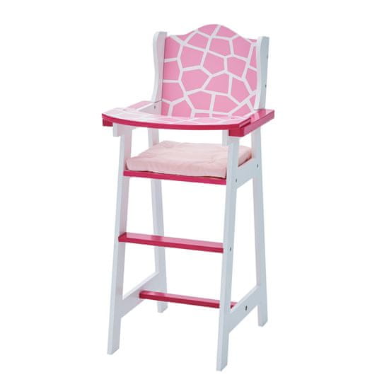 Teamson Olivia's Little World - Klasická židlička pro panenky Olivia - Růžová žirafa