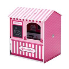 Teamson Olivia's Little World - Domeček pro panenky Dreamland City Café - růžová / bílá / černá