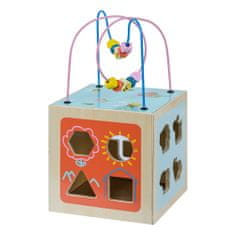 Teamson Teamson Kids - Dřevěná hrací laboratoř pro předškolní vzdělávání se 4 stranami