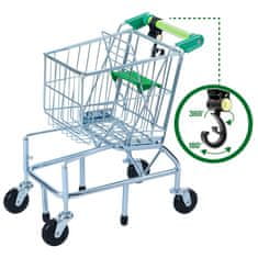 Teamson Dětský Hrací Set Supermarket Happy Shopping Cart Toy S Vestavěným Sedátkem A Háčkem Tk-M00002