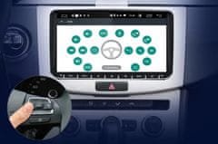 Junsun 9" Android Autorádio pro Volkswagen, Škoda, Seat s GPS, Bluetooth, WiFi, 2x USB, Rádio SKODA VW SEAT