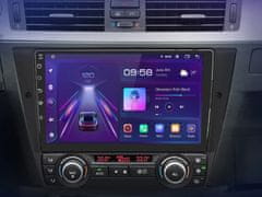 Junsun 2GB RAM ANDROID Autorádio BMW 3. Série E90 E91 E92 E93 ANDROID 12.0 WIFI, GPS, USB, Bluetooth, Dotykové Android rádio do BMW E90, E91, E92, E93 2005-VÝŠE, GPS navigace BMW 3. série