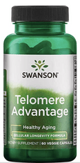 Swanson Telomere Advantage, 60 rostlinných kapslí