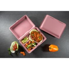 Elasto Obědový box "ToGo" XL, 3 díly, rafinovaná červená