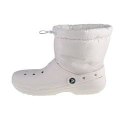 Crocs Kozačky bílé 39 EU Classic Lined Neo Puff Boot