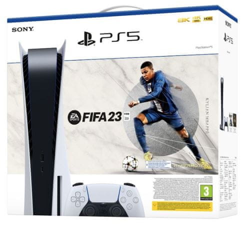 Herní konzole Sony Playstation 5 FIFA 23 PS719438496 hra součástí balení