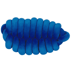 Dekorativní polštář 45 x 25 cm modrý PANARA