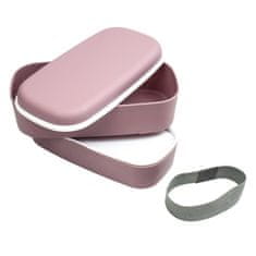 Northix Lunchbox, Bento Box - růžový 