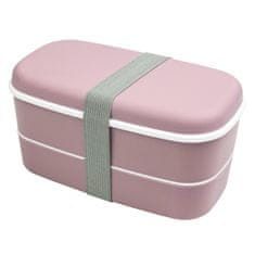 Northix Lunchbox, Bento Box - růžový 