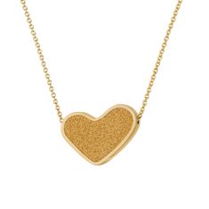 SCENTO Parfémový náhrdelník ve tvaru srdce (Pozlacený 18 ct.)